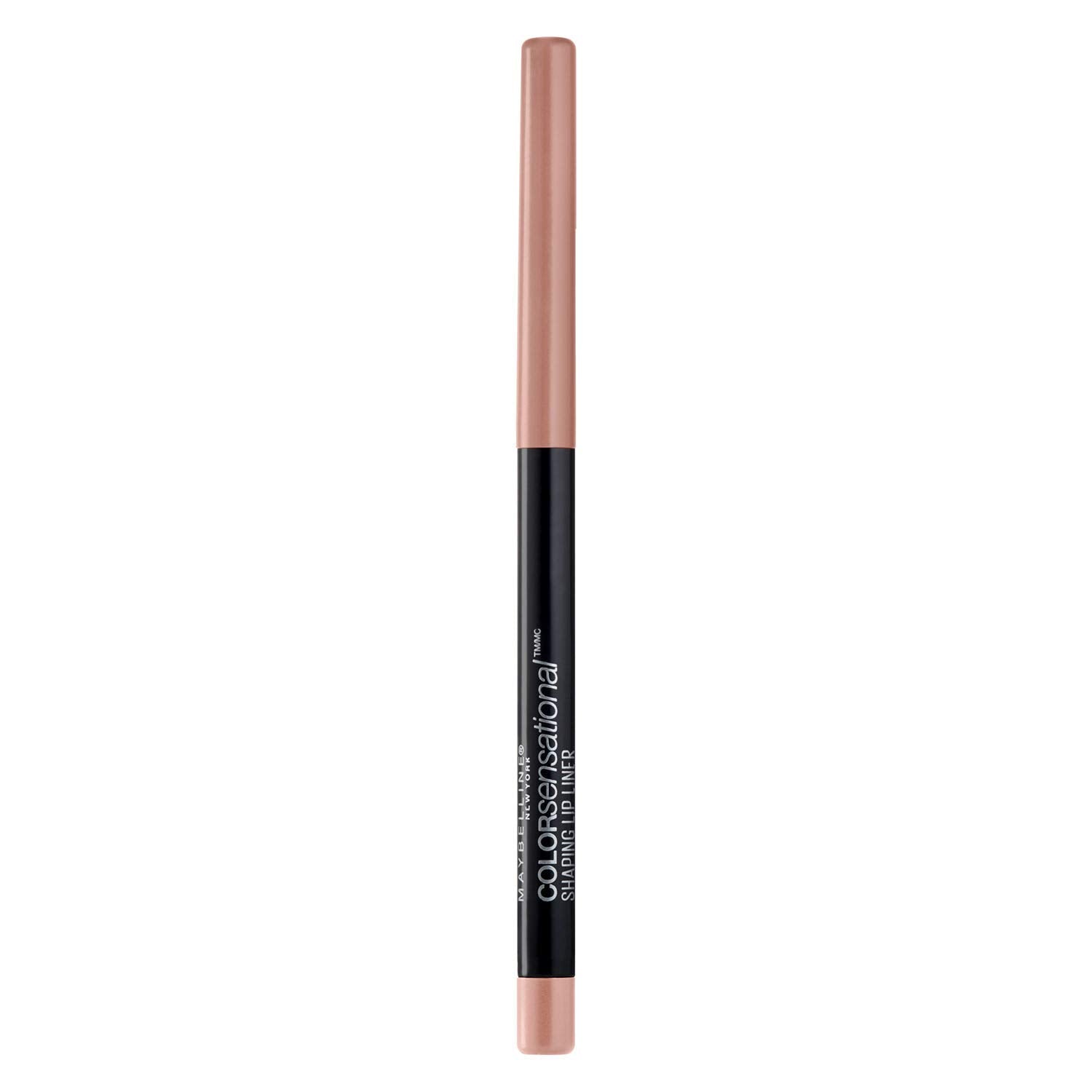 Maybelline Color Sensational Shaping Lip Liner With Self-Sharpening Tip, Nude Whisper, Nude, 1 Count