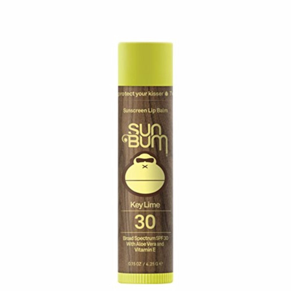 Sun Bum SPF 30 Sunscreen Lip Balm | Vegan and Cruelty Free Broad Spectrum UVA/UVB Lip Care with Aloe and Vitamin E for Moisturized Lips | Key Lime Flavor |.15 oz : Lip Balms And Moisturizers : Beauty & Personal Care