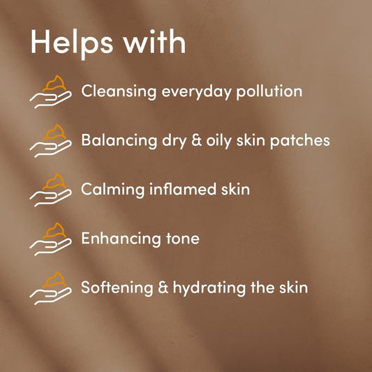Urban Veda Soothing Facial Wash |Daily Simple Face Wash|For Dry, Mature, Sensitive & Inflamed Skin|Contains Sandalwood & Rose Water| Sensitive Face Wash For Women & Men|Soothing And Calming|2 X 150 Ml