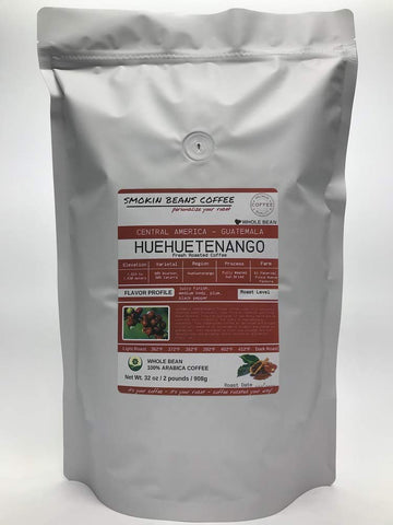 Guatemala Huehuetenango (Fresh Roasted Coffee) Central America Roasted-To-Order Daily Full-City Roast Whole Bean We Can Grind Provide Lighter Or Darker Roast Upon Request Message At Checkout