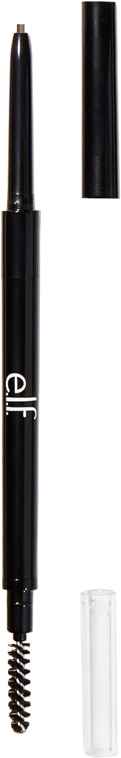 E.L.F. Ultra Precise Brow Pencil, Creamy, Micro-Slim, Precise, Defines, Creates Full, Natural-Looking Brows, Tames And Combs Brow Hair, Neutral Brown, 0.0017 Oz