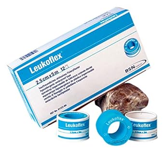 Leukoflex 1131 Bandage Without Protective Ring, 1.25 Cm X 5 M (Pack Of 24)