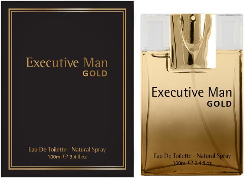 Executive Man Gold Edt 100Ml - Inspired By O. Nomad - Oriential Woody Fragrance For Men - By Laurelle London