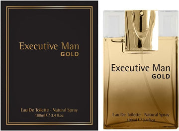 Executive Man Gold Edt 100Ml - Inspired By O. Nomad - Oriential Woody Fragrance For Men - By Laurelle London