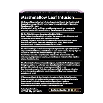 Buddha Teas Organic Marshmallow Leaf Tea - Ou Kosher, Usda Organic, Ccof Organic, 18 Bleach-Free Tea Bags