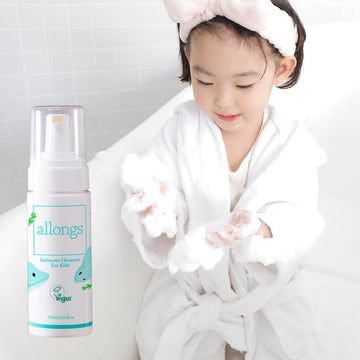 Vegan Intimate Cleanser For Kids, Hypoallergenic, Natural Ingredients, Gentle Y-Zone Care