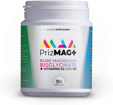 Mag365 Itl Health Prizmag Plus Magnesium Capsules By Itl Health | Supports Healthy Bones & Better Sleep | Helps Regulate Blood Sugar | Easy Absorption | Pure Quality | 90 Count - Vegan & Gluten Free