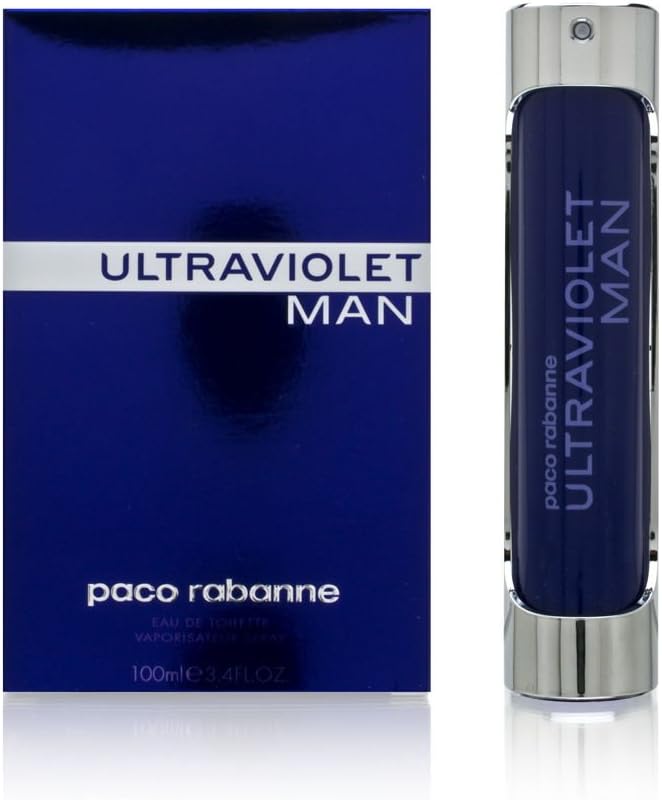 Ultraviolet By Paco Rabanne Eau De Toilette For Men, 100Ml, Heather Black