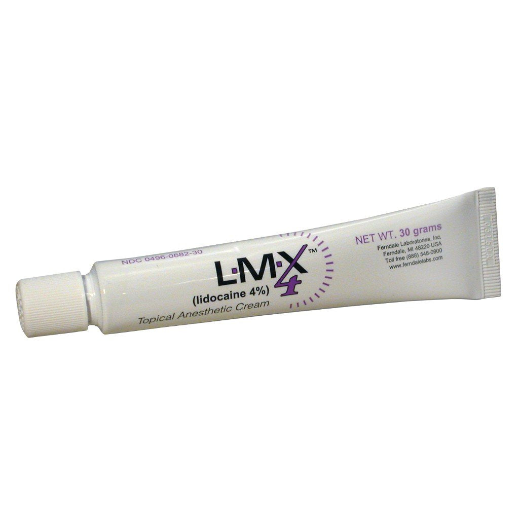 Lmx4 Lidocaine Pain Relief Cream, 30G Tube – Topical, Fast Acting, Long Lasting Use For Cuts, Scraps, Sunburn, & Bites : Tattooing Products : Health & Household