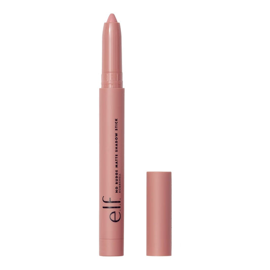 E.L.F. No Budge Matte Shadow Stick, One-Swipe Cream Eyeshadow Stick, Long-Wear & Crease Resistant, Matte Finish