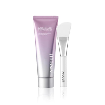 Arocell Super Collagen Wrapping Peel Off Facial Mask With Soft Silicone Brush