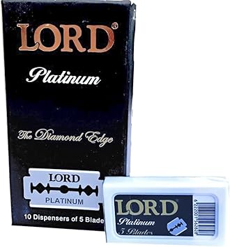 50 New Lord Platinum Double Edge Razor Blades