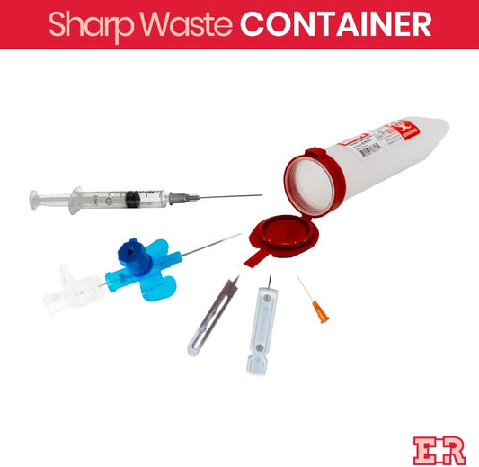 Ever Ready First Aid Porta Sharps Transportable Sharps Container With Locking Mechanism - 6 Count