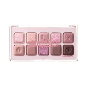 Lilybyred Mood Keyboard Love Call Eyeshadow Palette (08#Lavender Dial)| Soft Neutral Ash Color, Long-Wearing, Glitter, Clear Watercolor | Palette With Easy Color Matching For All | K-Beauty