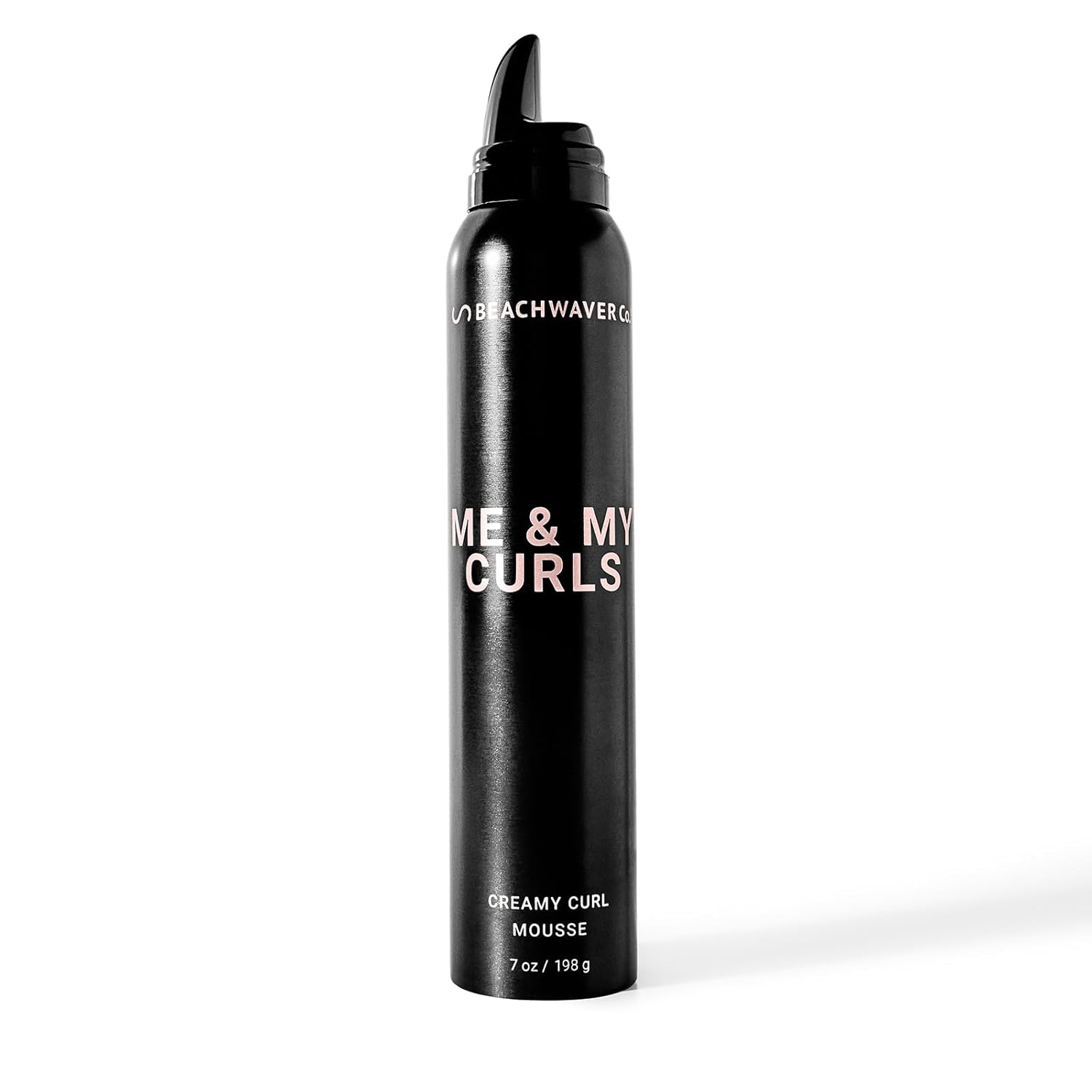Beachwaver Me & My Curls Creamy Curl Mousse - Full Size (7 Oz) | Lightweight, Creamy Vegan Mousse For Curls, Coils, And Waves - Defines Natural Texture And Enhances Shine | Bondi Beach Day Fragrance