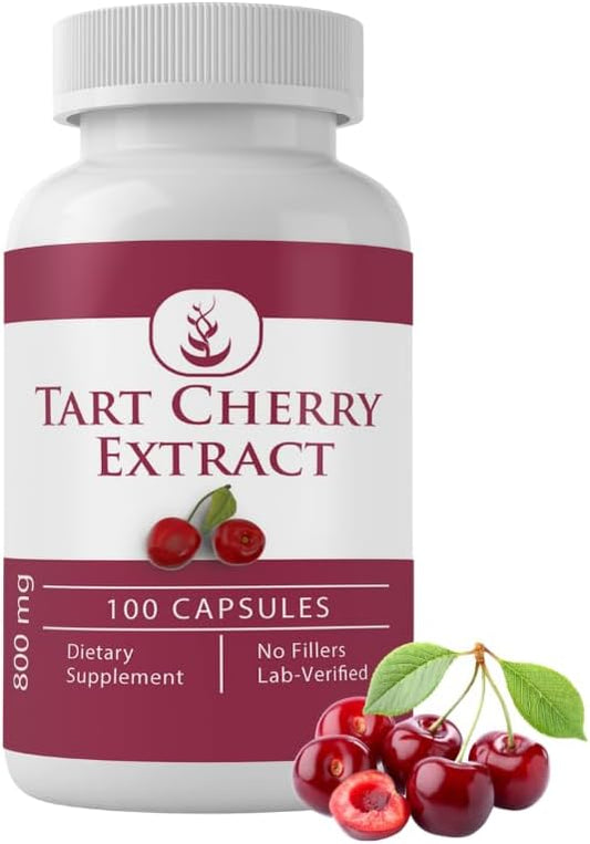 Pure Original Ingredients Tart Cherry Extract (100 Capsules) Always Pure, No Additives Or Fillers, Lab Verified