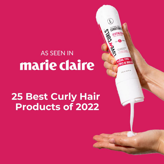 Love Ur Curls Lus Brands Conditioner For Curly, Wavy, Kinky-Coily Hair, 8.5 Oz - Silicone-Free, Hydrating, Detangling For Soft, Smooth Curl Definition - Hair Treatment For Dry Damaged Hair