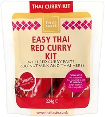 Thai Taste Easy Thai Red Curry Kit 224G - Pack Of 2