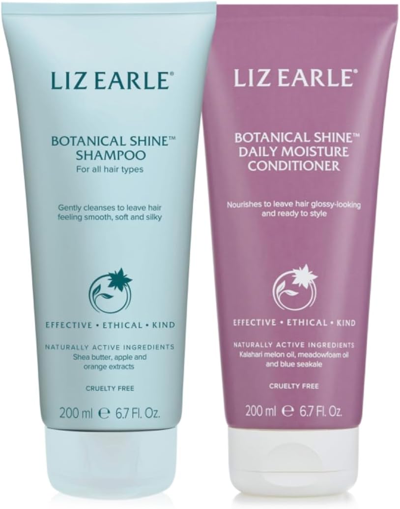 Liz Earle Botanical Shine Shampoo And Conditioner Duo