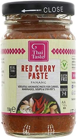 Three Packs Of Thai Taste Panang Red Curry Paste 114G