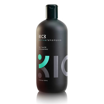 Kick Mens Shampoo - 17Oz (509 Ml), Sulfate Free, Peppermint And Tea Tree Oil, Anti Hair Loss, Dry Scalp, Natural Anti Dandruff For Thinning, Aloe Vera, Rosemary, Eucalyptus, Cruelty-Free