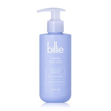 Billie - V Smooth - Shave Gel + Cleanser for Pubic Hair & Skin - pH-Balanced - Fragrance-Free - Gynecologist-Approved - 6.5 oz