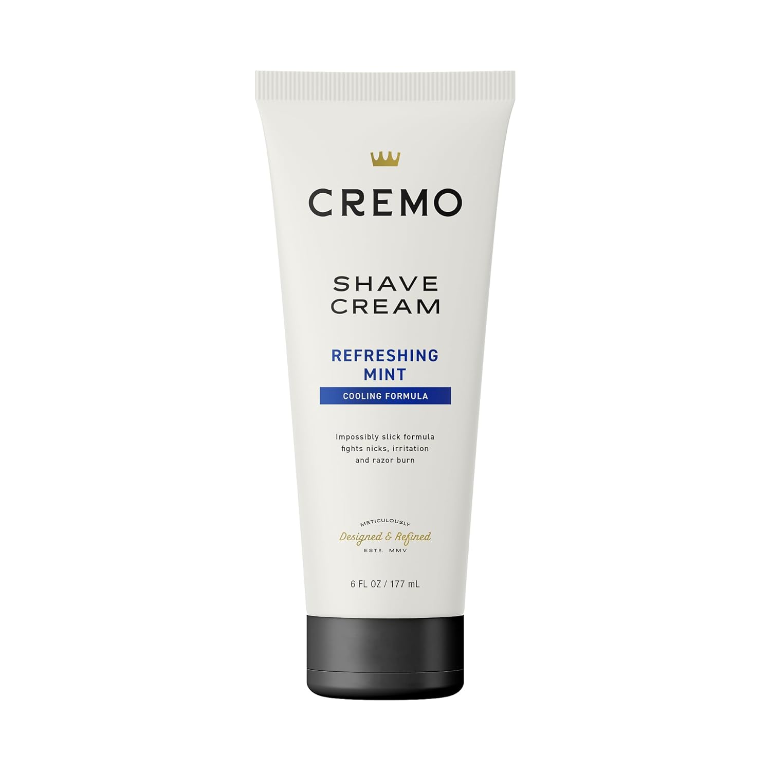 Cremo Shaving Cream, Barber Grade Cooling Shave Cream, Astonishingly Superior Ultra-Slick Shaving Cream For Men, Fights Nicks, Cuts And Razor Burn, 6 Fl Oz