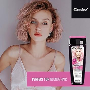 Cameleo - Apricot Hair Toner with Citrus Water, NO Yellow Shades, Tones, Semi Permanent Hair Dye - Blonde, Grey Hair - Colour & Care - Paraben Free | 200ml : Amazon.co.uk: Beauty