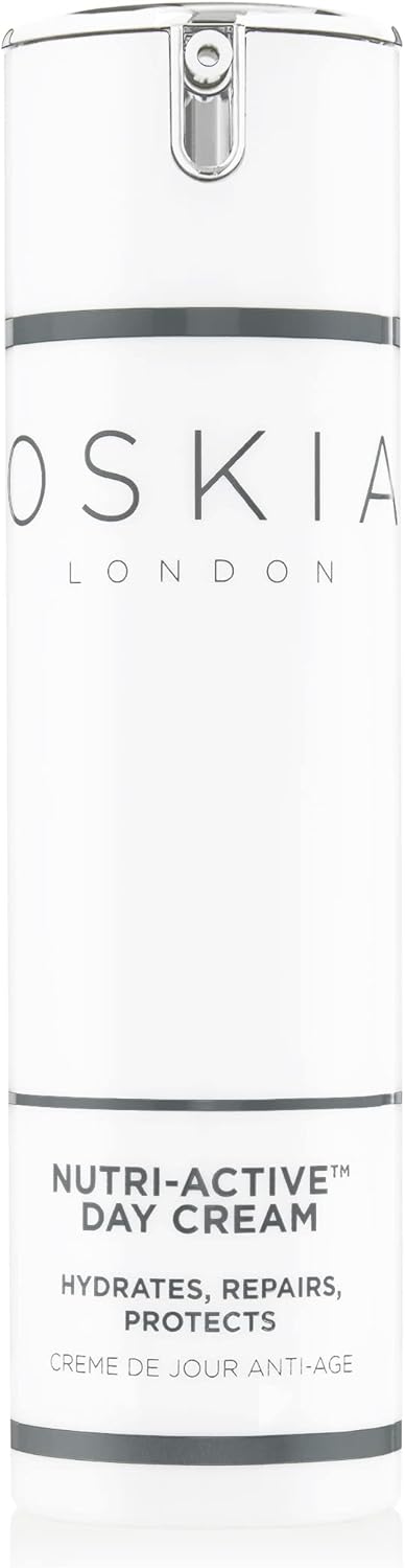 Oskia Nutri-Active Day Cream - Lightweight Hydrating Face Cream With Vitamins & Peptides, Boost Collagen Production