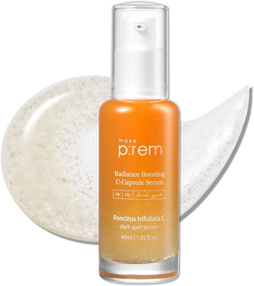 Make P:Rem Poncirus Trifoliata C Dark Spot Serum | Skin Clearing Serum | Uneven Skin Tone Treatment | Vitamin Serum C Face | 40Ml, 1.35 Fl.Oz. | Make P:Rem