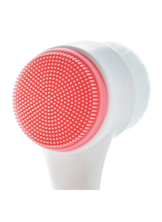 Cala Dual-Action Pink Facial Cleansing Brush : Beauty & Personal Care
