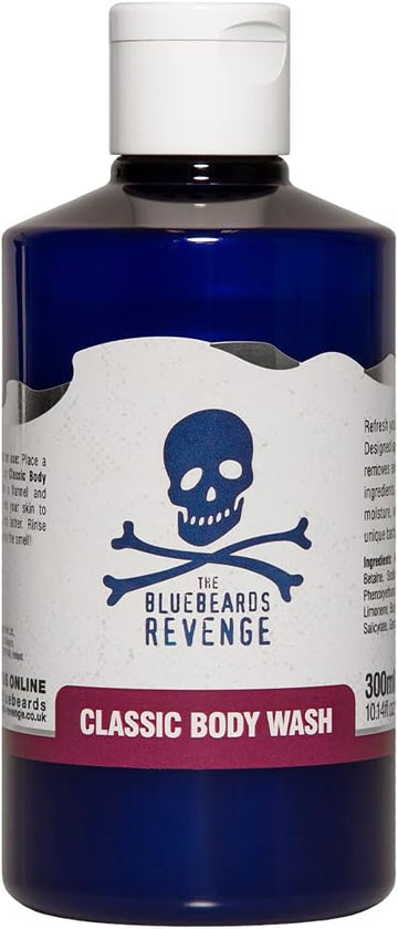 The Bluebeards Revenge, Classic Body Wash For Men, Vegan Friendly Moisturising Shower Gel, Sls And Paraben Free, 300Ml