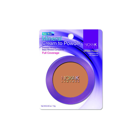 Nicka K New York Mineral Cream To Powder 0.53Oz, Mp209 Fresco : Beauty & Personal Care