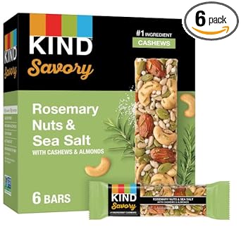 Kind Bars, Rosemary Nuts & Sea Salt, 6 Count