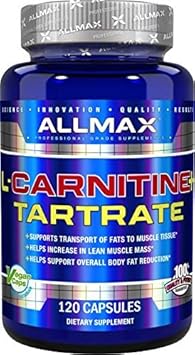 ALLMAX Nutrition L-Carnitine + Tartrate, 120 Capsules : Health & Household