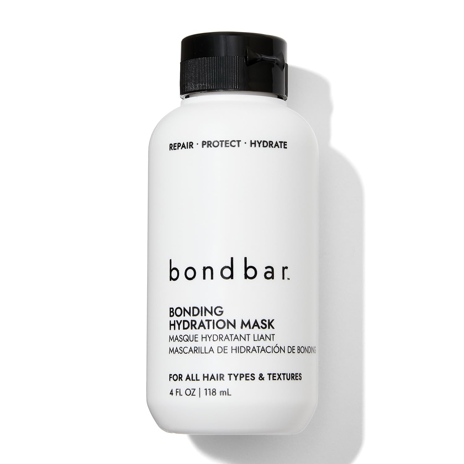 Bonding Hydration Mask For Damaged Hair, Adds Volume, Smooths Hair, Hydrates All Hair Types & Textures, Vegan, Cruelty-Free, 4 Fl. Oz