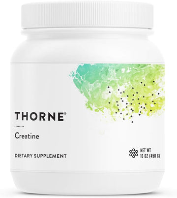 Thorne Creatine - Creatine Monohydrate, Amino Acid Powder - Support Muscles, Cellular Energy And Cognitive Function - Gluten-Free, Keto - Nsf Certified For Sport - 16 Oz - 90 Servings