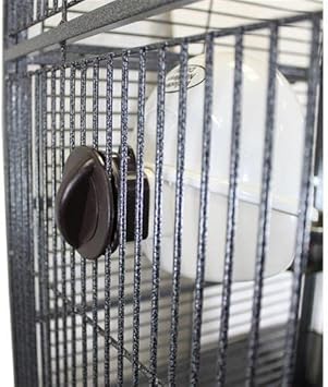 Press 'N' Slide Feed Station - Durable Mounted Food Bowl Dish - Sugar Gliders, Squirrels, Prairie Dogs, Degus, Marmosets, Parrots, Birds, Rats, Hamsters, Gerbils & Other Small Pets… (with Dome) : Pet Supplies
