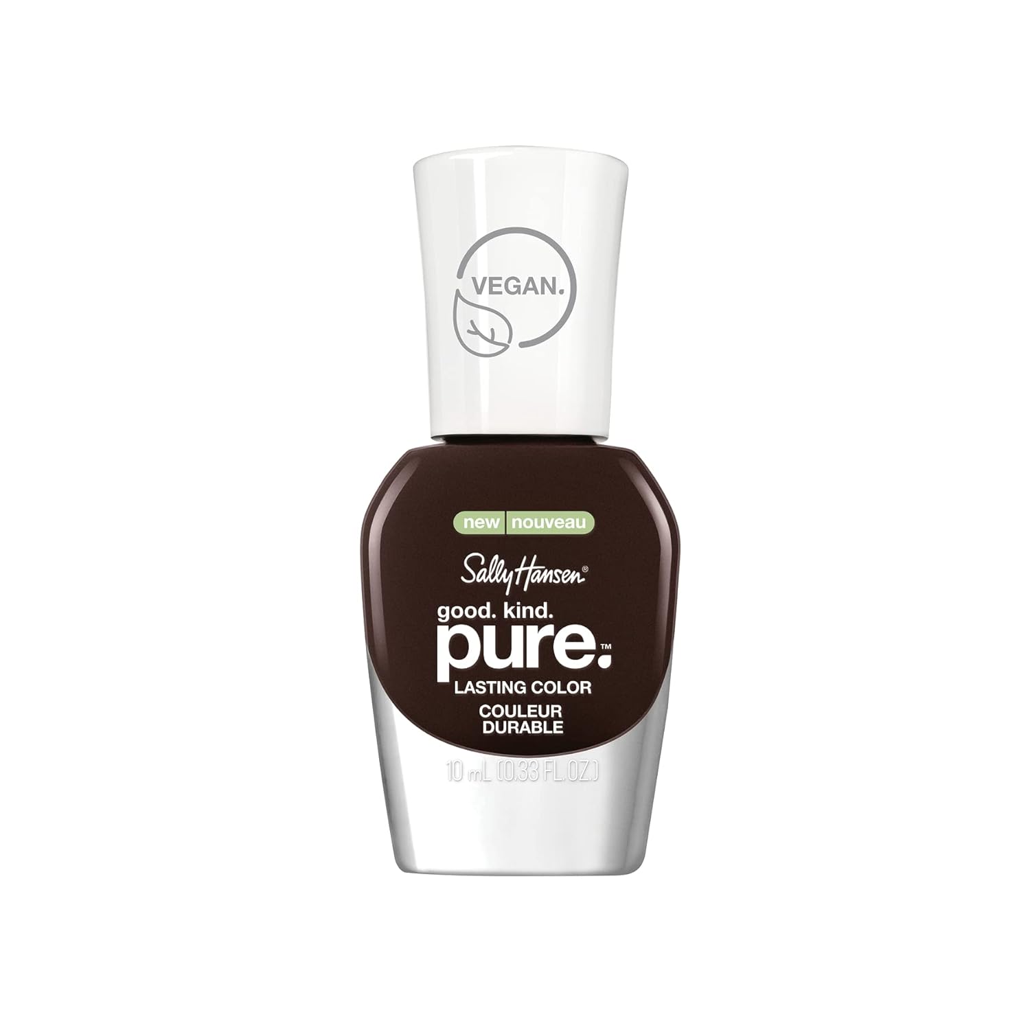 Sally Hansen Good.Kind.Pure Nail Polish, Warm Cacao, Pack Of 1, Packaging May Vary