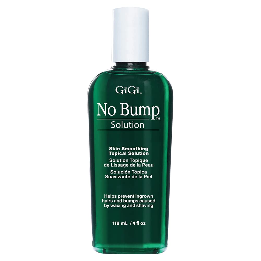 GiGi No Bump Skin-Smoothing Topical Solution, Helps Prevent Razor Burns, Hair Bumps, and Ingrown Hair After Waxing or Shaving, Soothes and Calms Skin, Suitable for Men and Women, 4 fl oz - 1 Pack