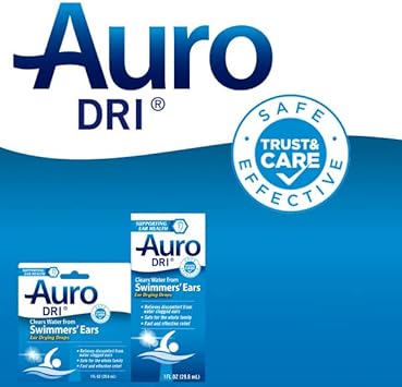 Auro-Dri Ear Water-Drying Aid 1 oz (Pack of 3) : Health & Household