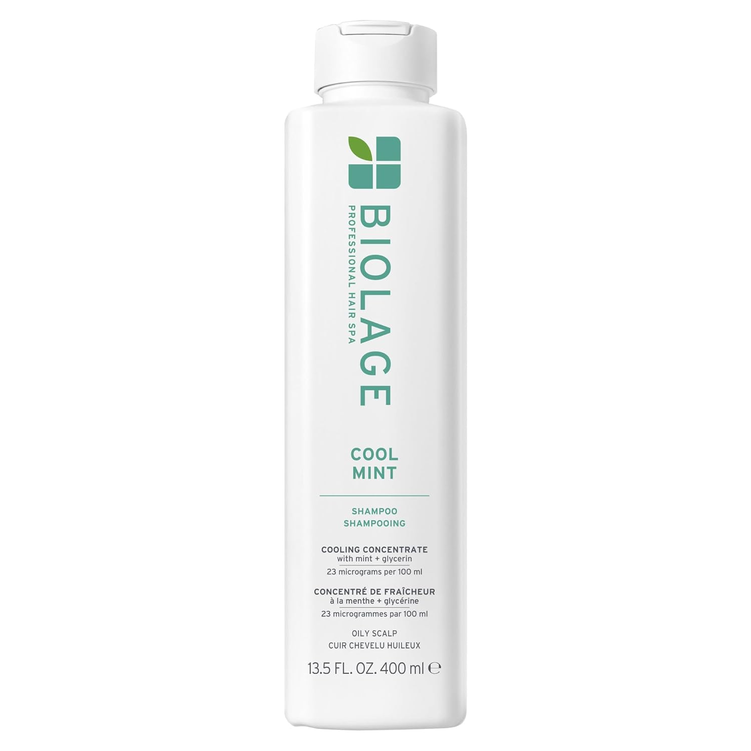 Biolage Cool Mint Shampoo - Balancing Shampoo For Oily Scalp, Gently Cleanses, Refreshes & Helps Balance, Mint & Glycerin, Vegan & Paraben-Free