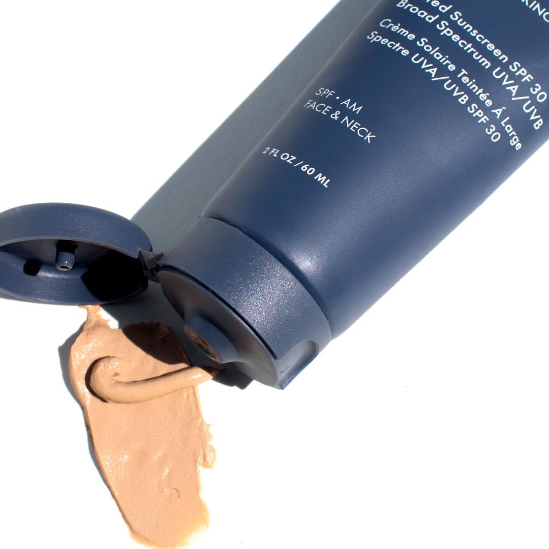 Glowbiotics Tinted Reef-Safe Sunscreen Spf 30: Non-Greasy Daily Uva/Uvb Protection | Breathable Mineral Primer With Vitamins, 2 Fl Oz : Beauty & Personal Care
