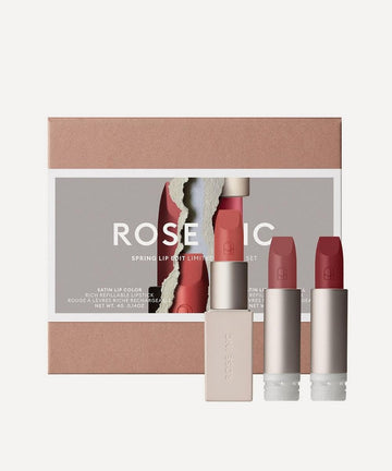 Spring Lip Edit - Matte Lipstick Set Luxury Lipstick Gift Set For Smooth & Bold Color. Shades Poetic, Coquettish And Sirene Full Size