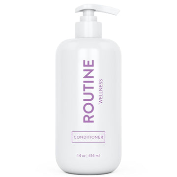 Conditioner For Stronger Hair - Vegan, Clinically Tested Biotin Conditioner With Nourishing Oils And Vitamins - Lilac & Gardenia - 14Oz