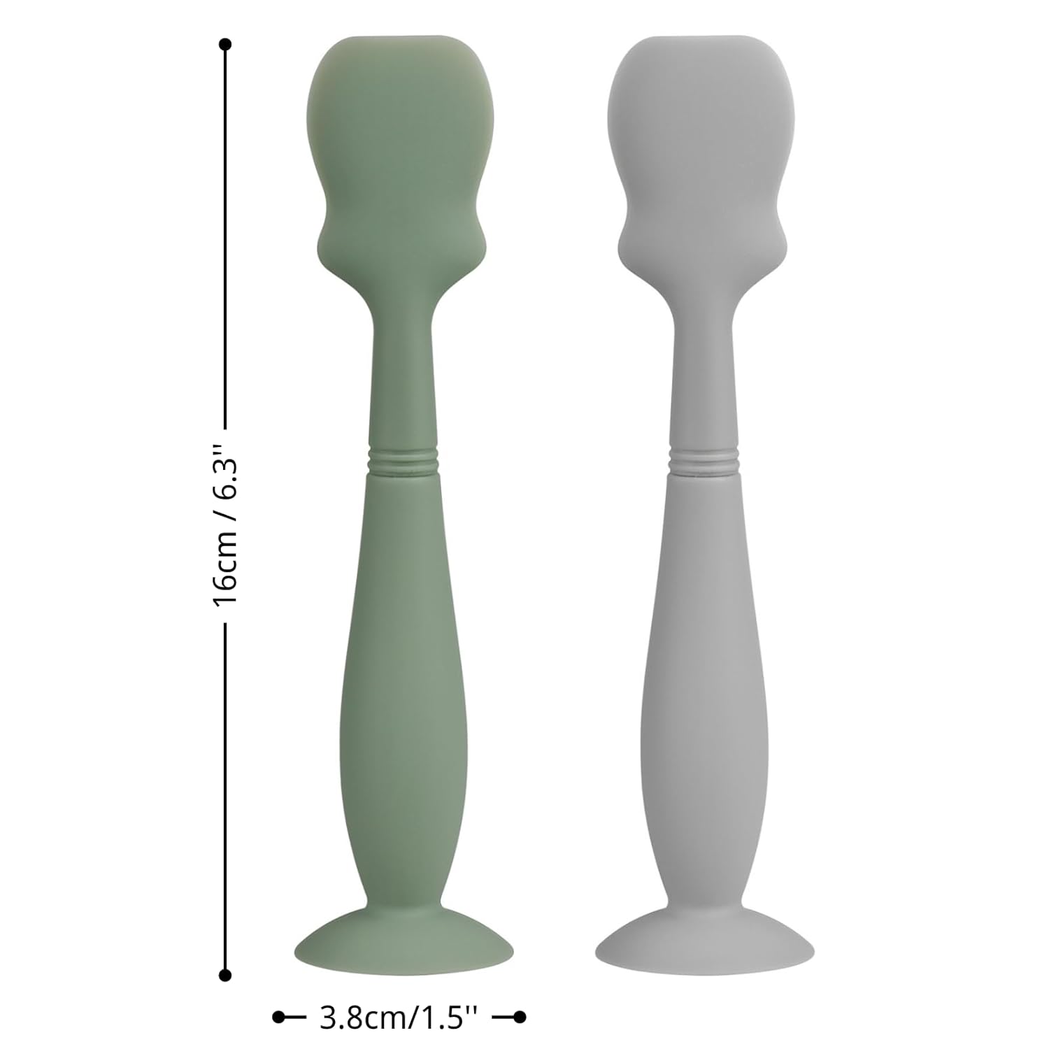 Baby Diaper Cream Spatula Applicator Set - 3Pack Soft Silicone Baby Butt Paste Spatula (Large Size, Cream/Sage/Ether) : Baby