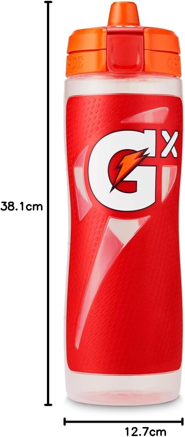 Gatorade Gx Hydration System, Non-Slip Gx Squeeze Bottles Neon Blue, 30 Oz : Sports & Outdoors