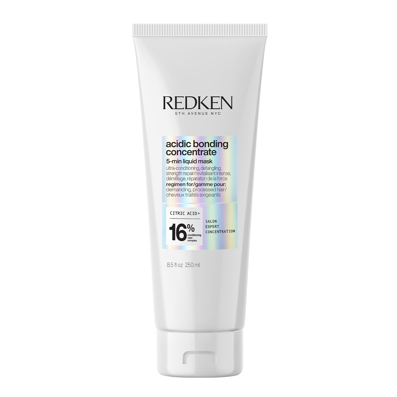 Redken Bonding Hair Mask For Dry, Damaged Hair Repair | Acidic Bonding Concentrate | Hydrating 5 Minute Liquid Hair Mask | For All Hair Types