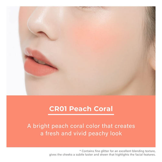 A'Pieu Juicy-Pang Jelly Blusher [Be01] (0.17 Oz) - Soft Touch Cheek Color With Creamy Powdery Texture For Natural Dewy-Finish, No Fall-Out