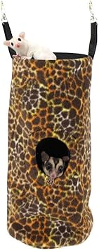 Giraffe Pouch Set - Hammocks and Bedding for Sugar Gliders, Chinchillas, Rats, Ferrets, Rabbits, Hamsters, Squirrels, Parrots, Birds : Pet Supplies